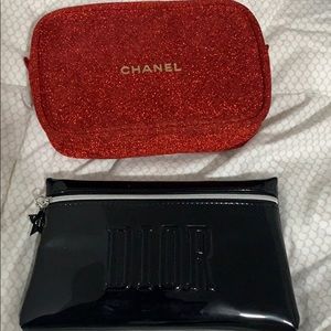 Channel & Dior small make up bags